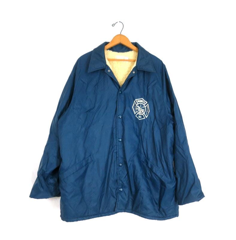 40s〜 British Work Indigo Fireman Jacket 40s〜 British Work Indigo Fireman Jacket Vintage Firemen Jacket