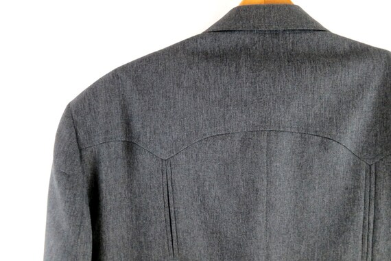 Gray Circle S Suit Coat Cowboy Western Blazer Jac… - image 7