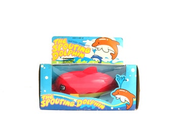 Vintage The Spouting Dolphin Vintage Bath Toy