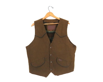 Chaleco impermeable estilo western Cliffdweller de OUTBACK TRADING Co., talla mediana para hombre