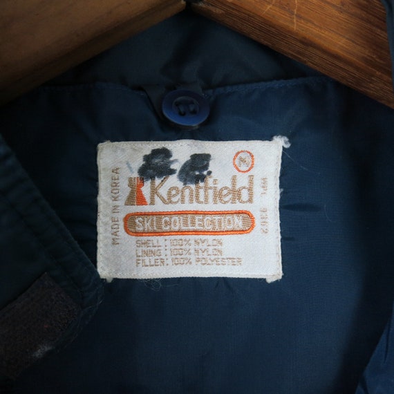 vintage Navy Blue Kentfield Ski coat Blue Puffer … - image 7
