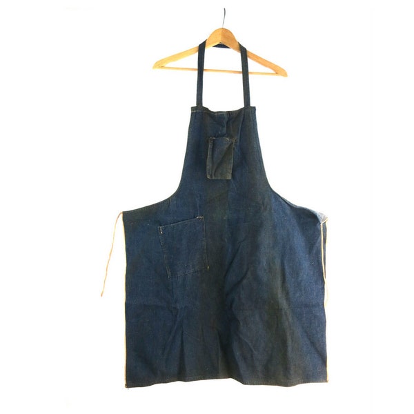 Jean Apron Etsy