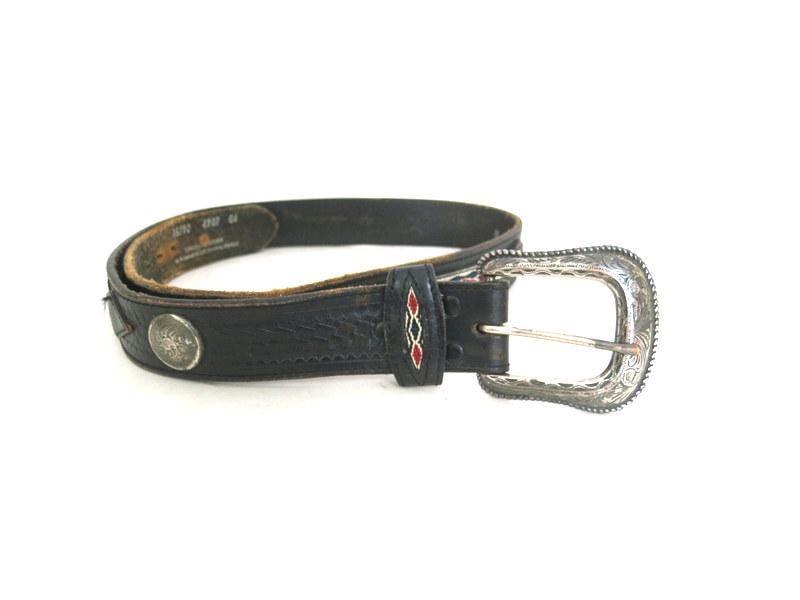 Black Medallion Belt - Etsy display picture 1