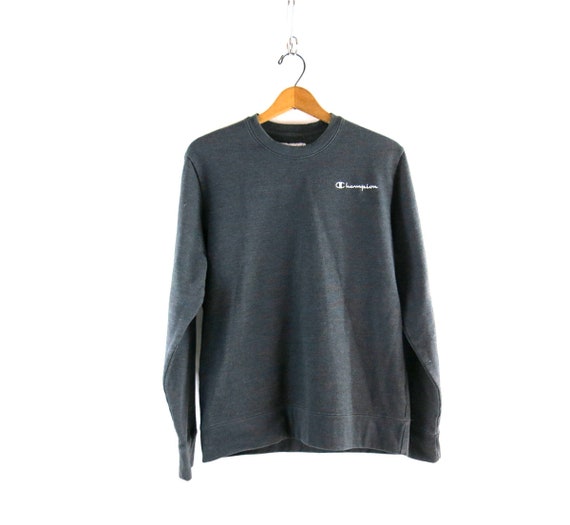 Gray CHAMPION Sweatshirt Oversized vintage Preppy… - image 1