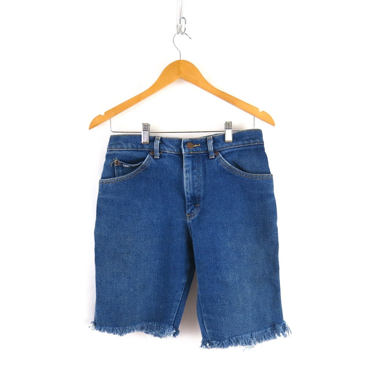 LEE Jean Shorts Vintage Dark Denim Cut off Jorts 30 Waist Etsy Canada