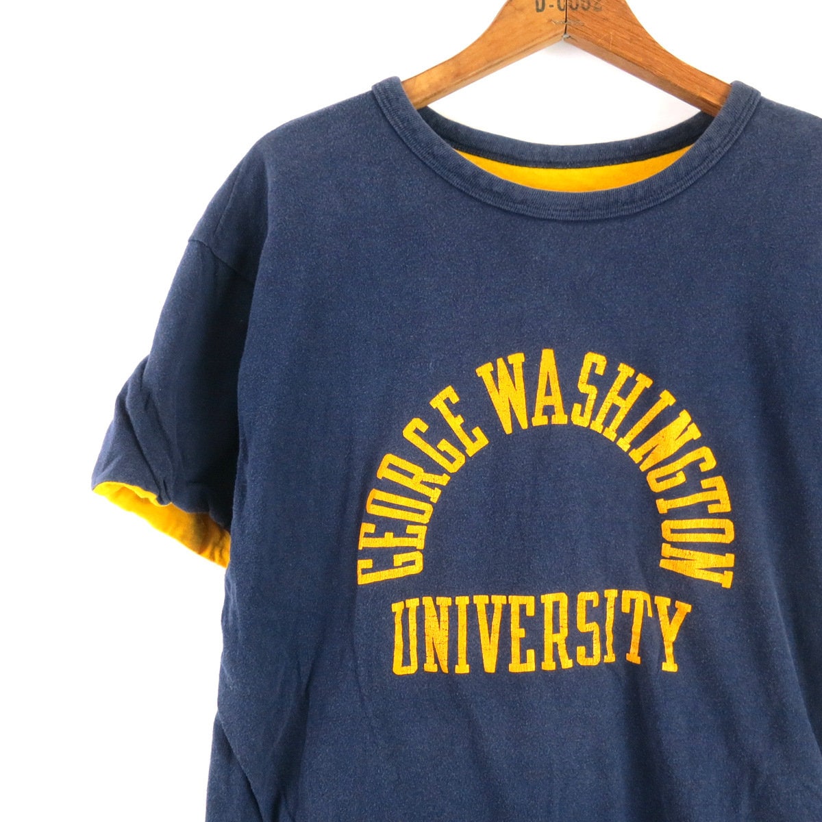 Vintage Reversible 80s Champion T-shirt | George Washington 