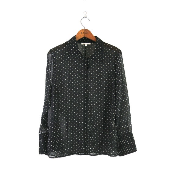 Polka Dot Sheer Top -  Canada