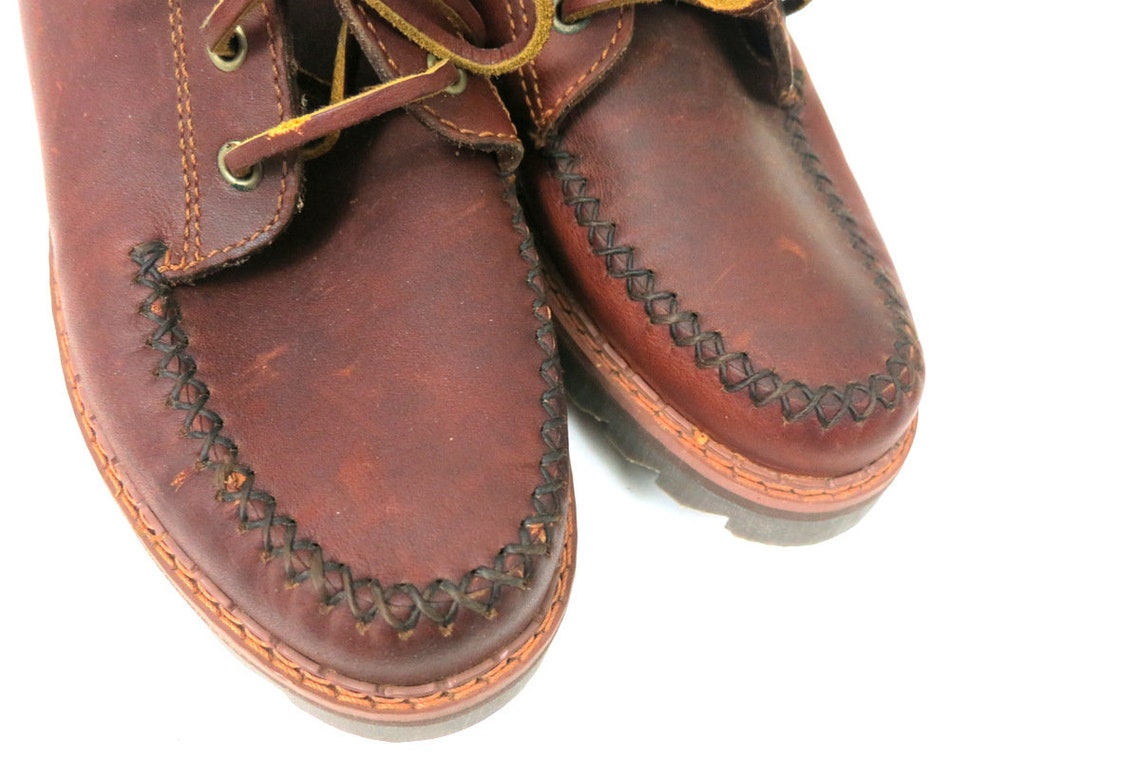 oiled leather boots