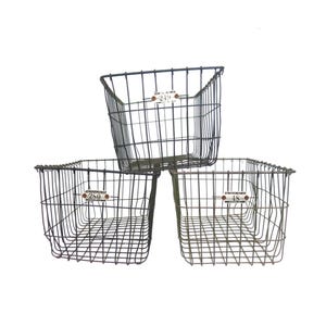 Kaspar Wire Locker Basket - Etsy