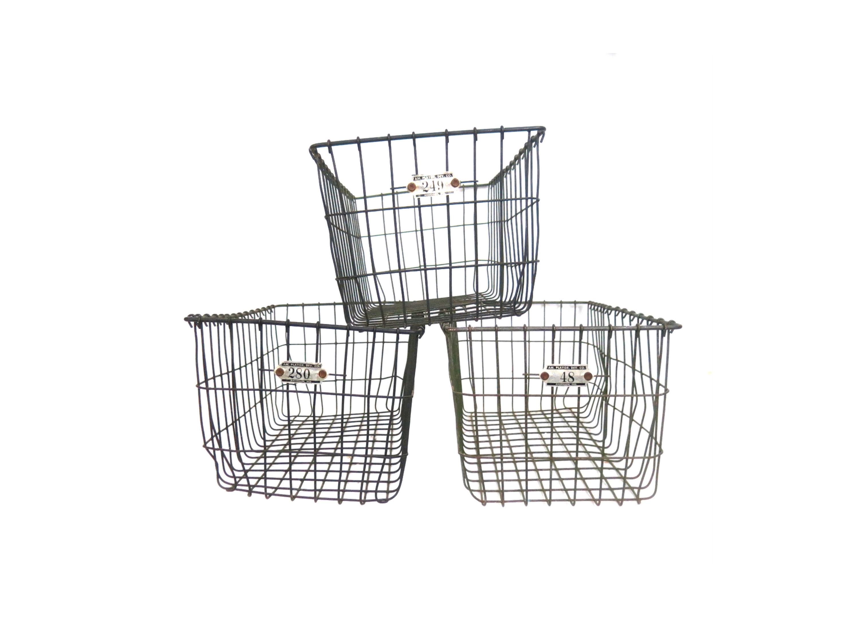 Kaspar Wire Works Basket - Etsy