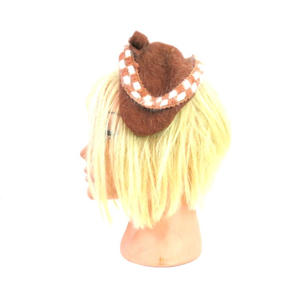 Vintage Headband Hat with Bow Women's Mid Century… - image 6