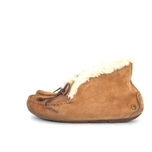 UGG Moccasins Suede Leather Alena Slippers Shoes Women's Size
