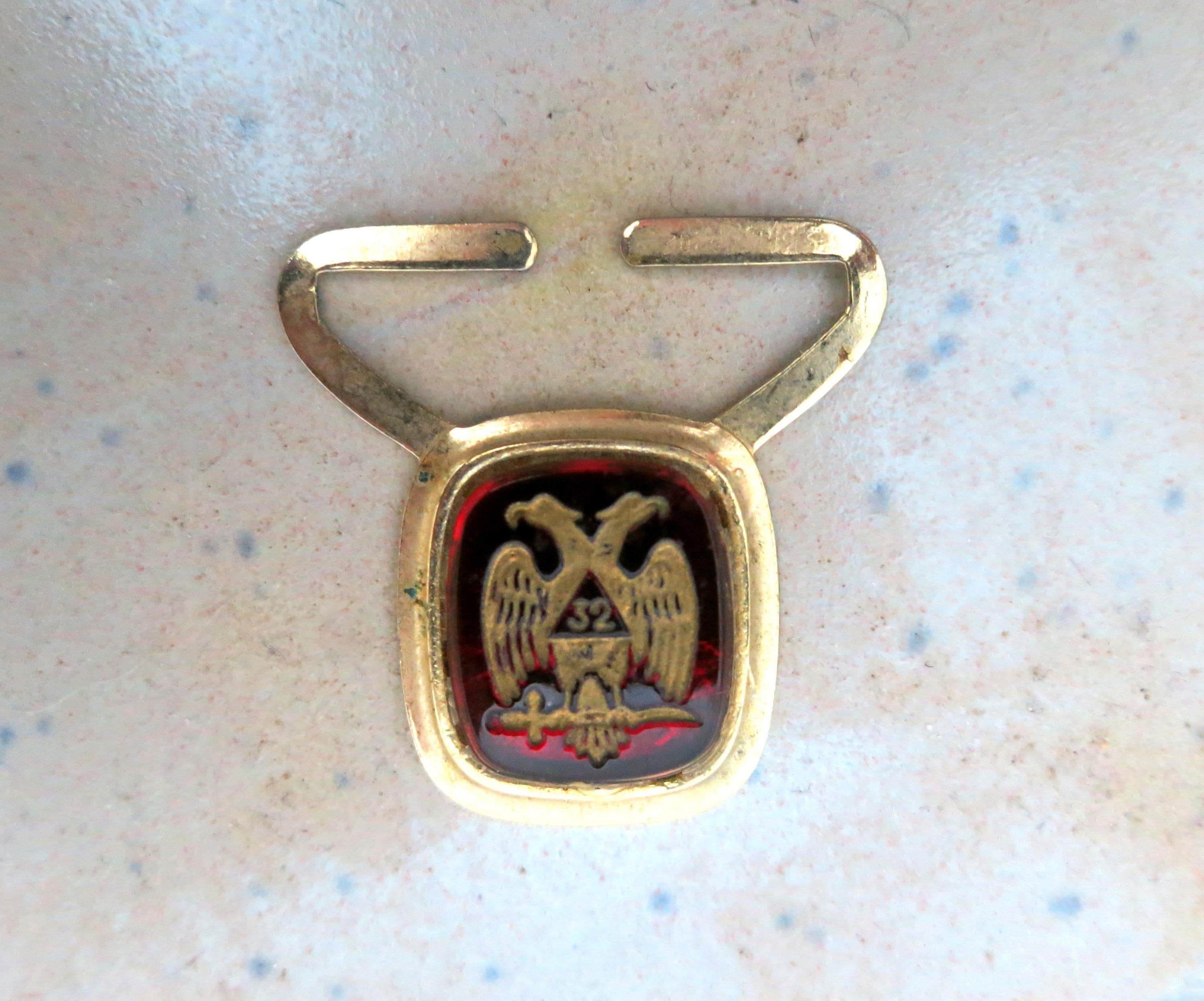 ▪️50’s【FREE MASONRY】ACCSESSORIES Amazon.com: Masonic Blue Lodge Free Masons Officer Aprons 12 Chain