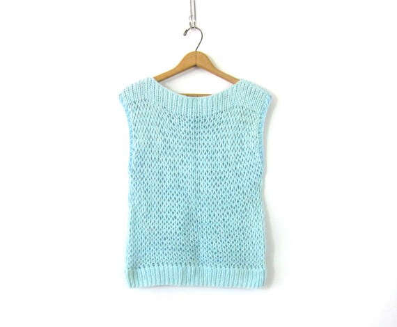 Minimal Crochet Knit Sweater Top 