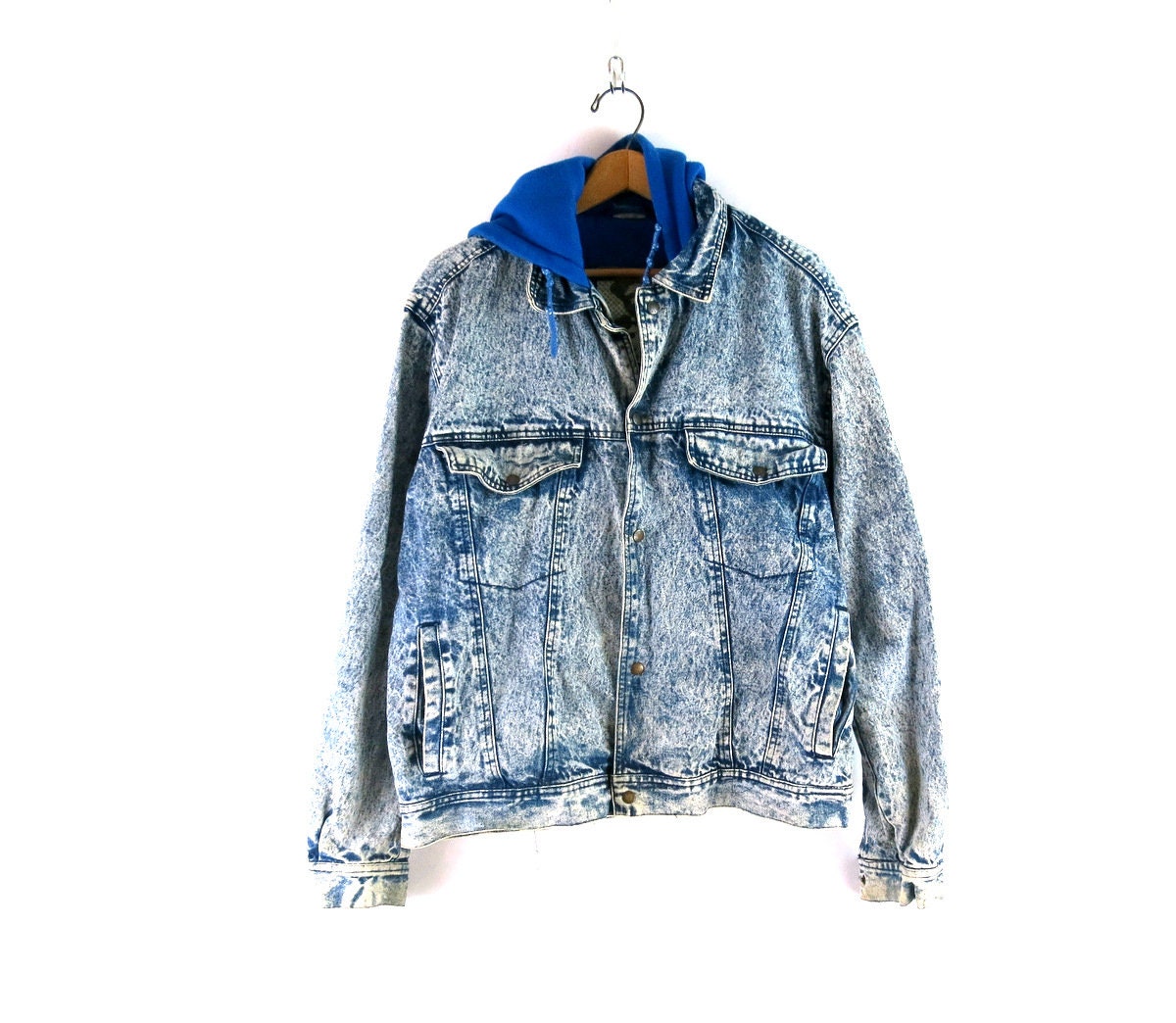 80S Acid Wash Jean Jacket Vintage Denim Jacket Coat Jean - Etsy
