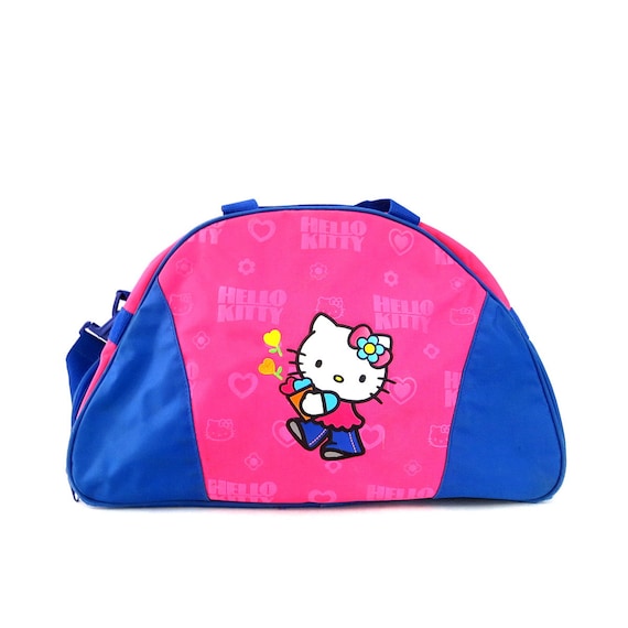 Pink Hello Kitty Duffel Bag Vintage Novelty Tote … - image 1