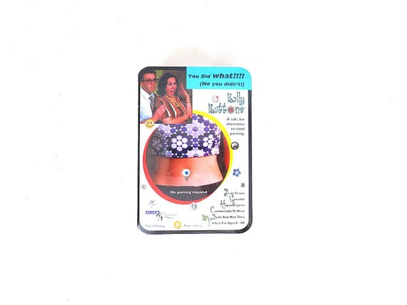 Vintage FLIPO Brand y2k 00's Belly Button Jewelry No Piercing