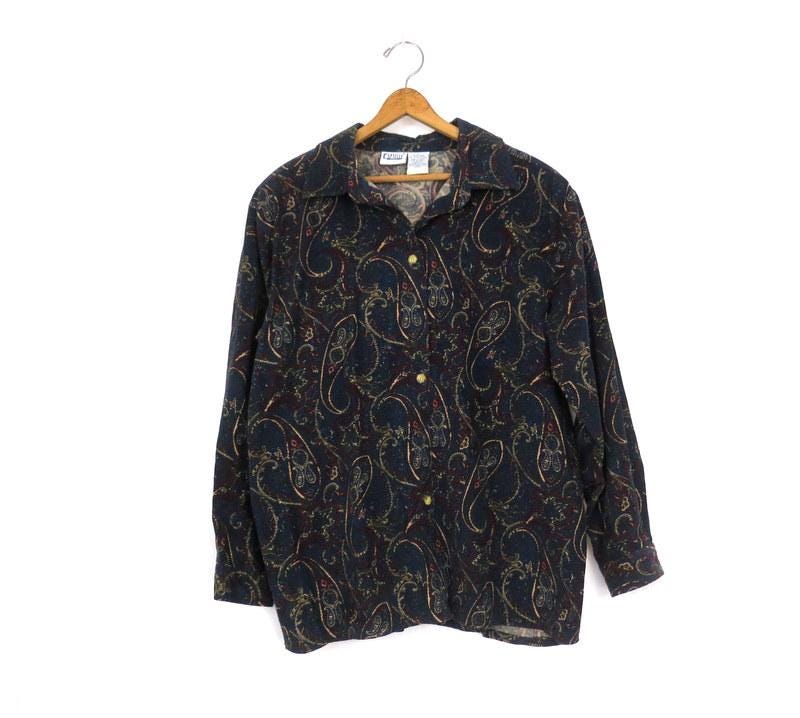Mens Vintage Paisley Shirt - Etsy