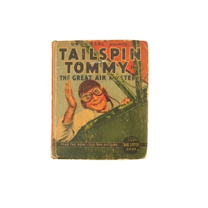 Vintage Tailspin Tommy The Great Air Mystery Book 1935