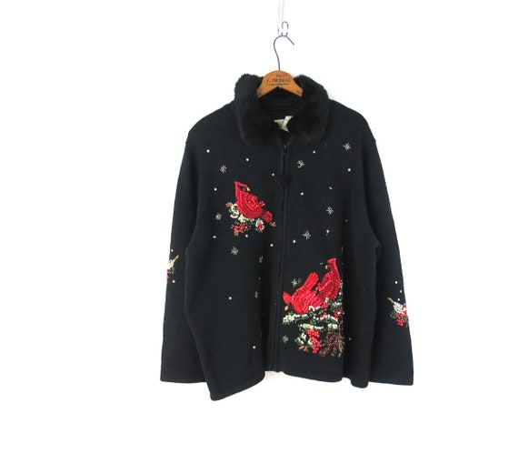 Vintage Ugly Christmas Cardigan Sweater 