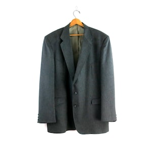 Vintage Gray Western Blazer: Cowboy Suit Coat, Men&#39;s 48 L