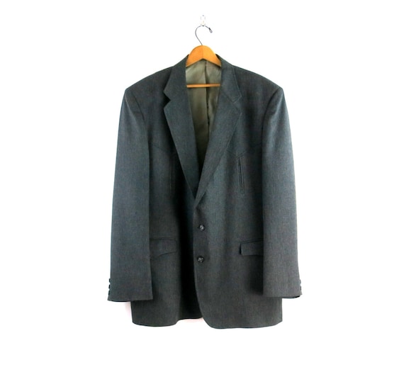 Gray Circle S Suit Coat Cowboy Western Blazer Jac… - image 1