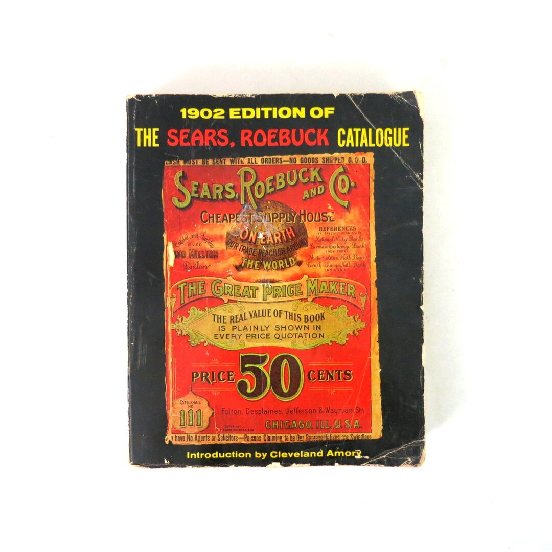 Vintage Sears Catalog Reproduction Book 1969 Book Decor Perfect for