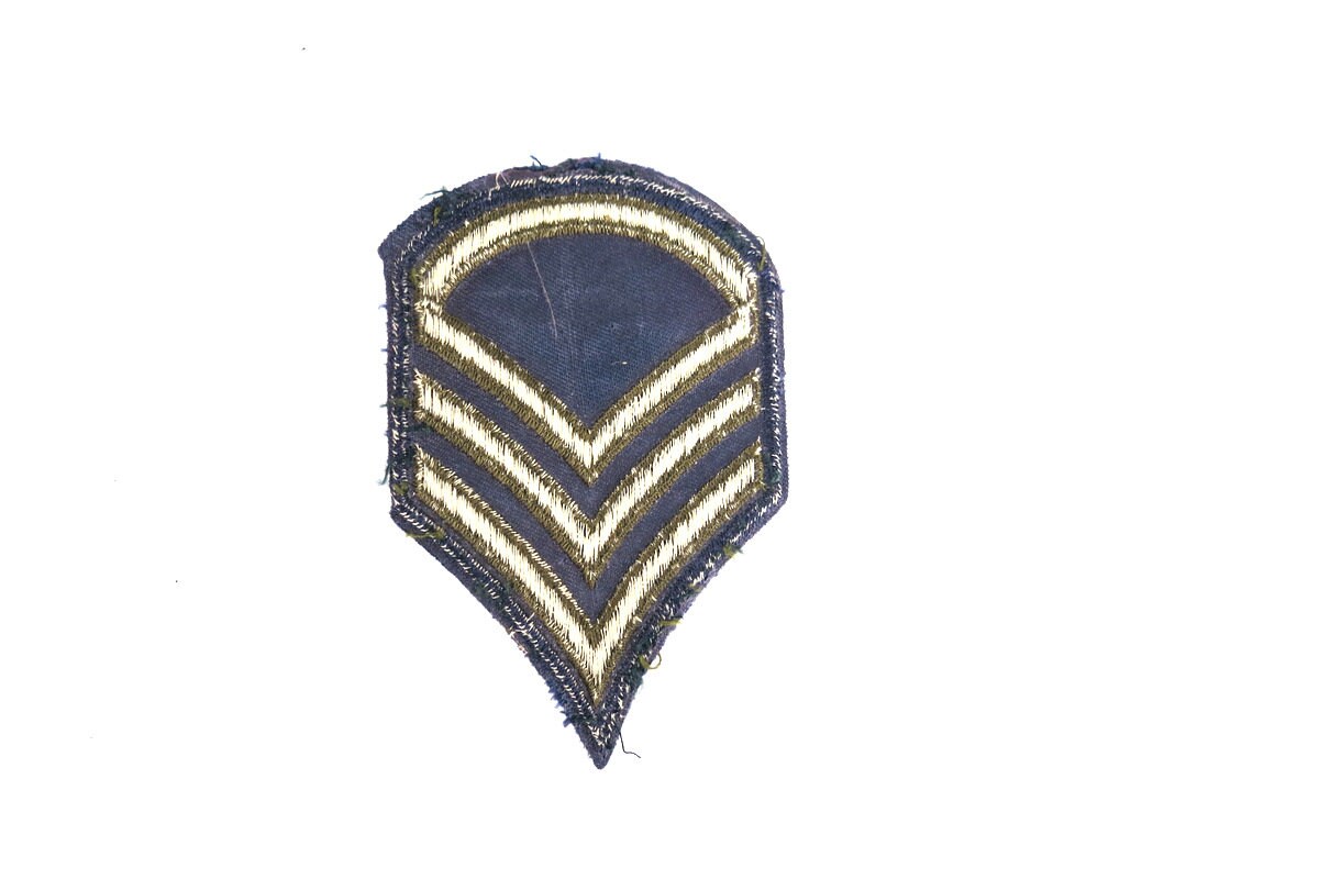 Vintage Us Military Uniform Blue & Green Stripes Rank Patch - Etsy Australia