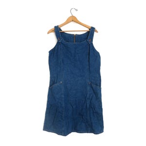 white christmas dresses DENISS'' DENIM DRESS – Botas Rojero main image 0