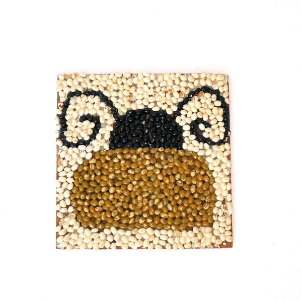 Dried Bean Art Etsy