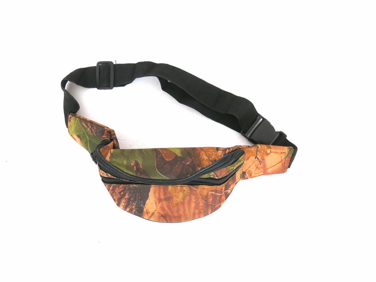 Vintage Camo Fanny Pack Waist Purse Unisex Jogging Wallet Bag 