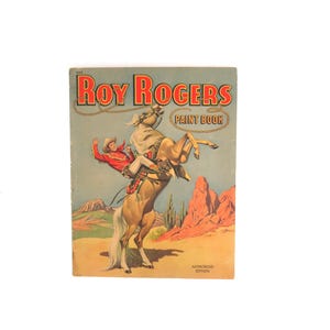 Vintage Roy Rogers Coloring Book: 1940s Cowboy Western, Whitman Publishing