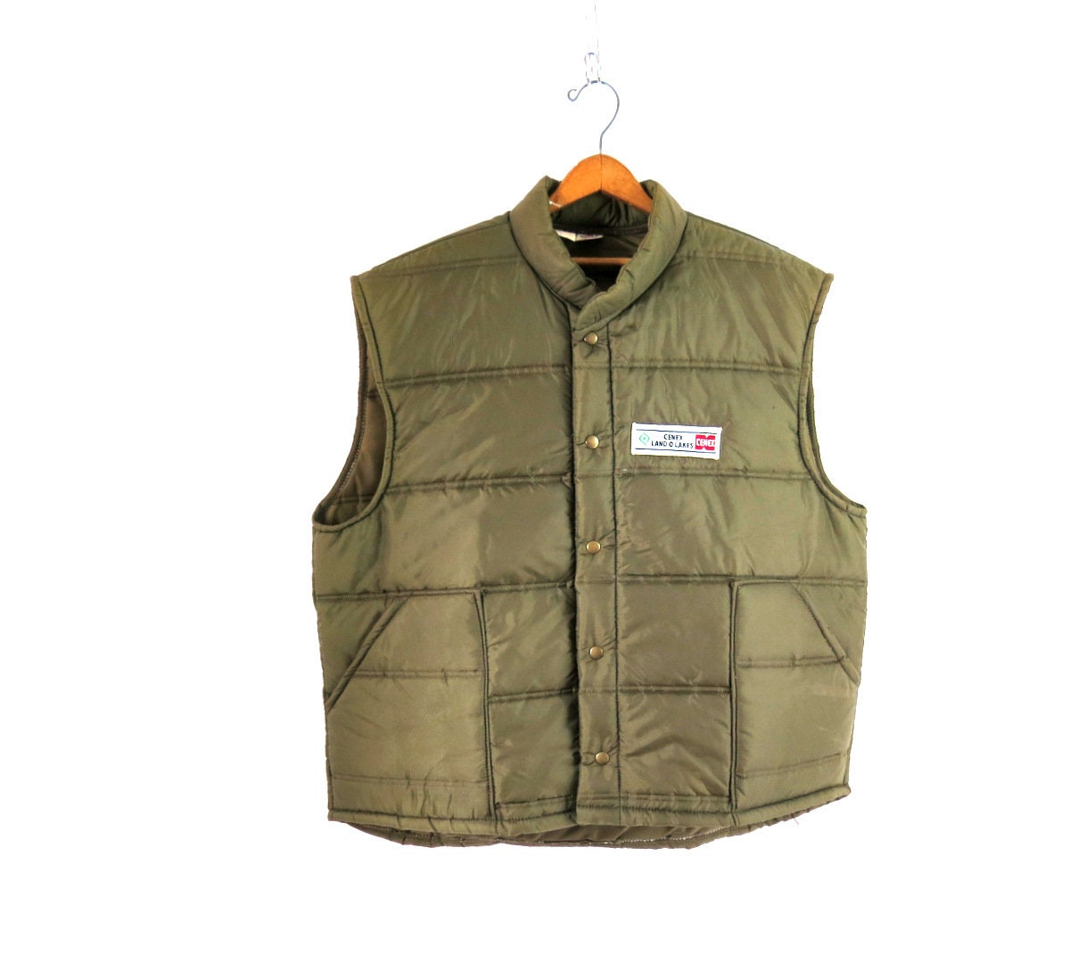 Army Green Vest - Etsy