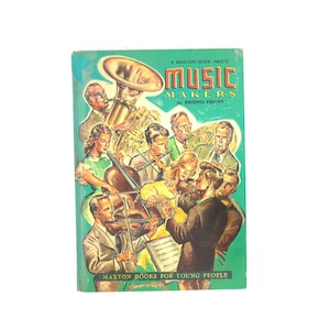 1957 Un libro infantil de creadores de música Bruno Frost Maxton Books / Libro infantil vintage de los años 50