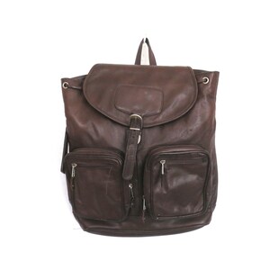 canyon outback leather kannah canyon backpack brown leather construction that feels great and looks even better Navy Kannah Canyon Backpack (Brown)*