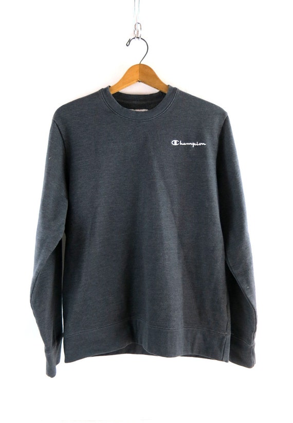 Gray CHAMPION Sweatshirt Oversized vintage Preppy… - image 2