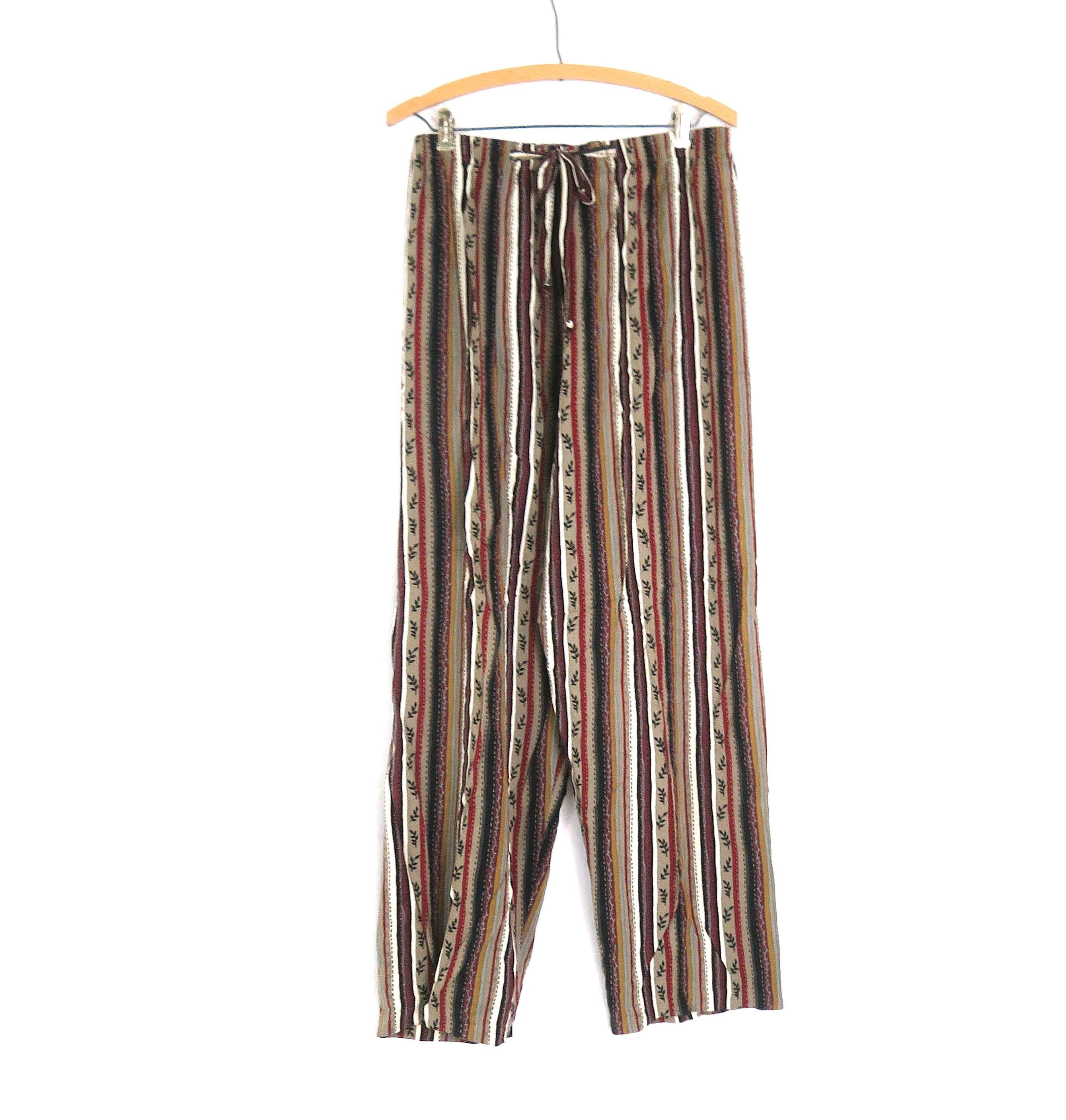 Vintage Rayon Pants Large Womens - Etsy