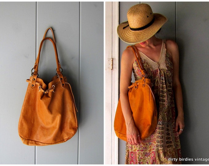 Large Leather Shoulder Bag Double Strap Hobo Bag Tote Maurizio Etsy