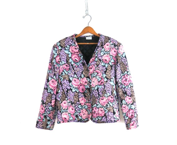 Blazer with flower print best sale