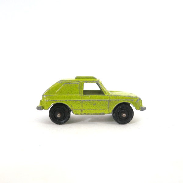 Vintage Tootsietoy Volkswagen VW Rabbit voiture moulée sous pression verte fabriquée aux États-Unis