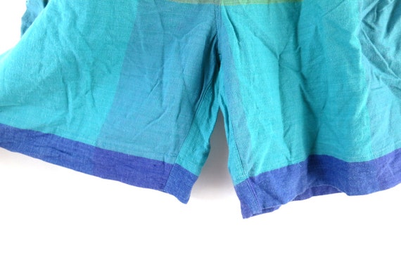 90s 2 Piece Shirt & Shorts Matching Short Sleeve … - image 9