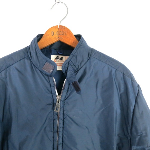vintage Navy Blue Kentfield Ski coat Blue Puffer … - image 6