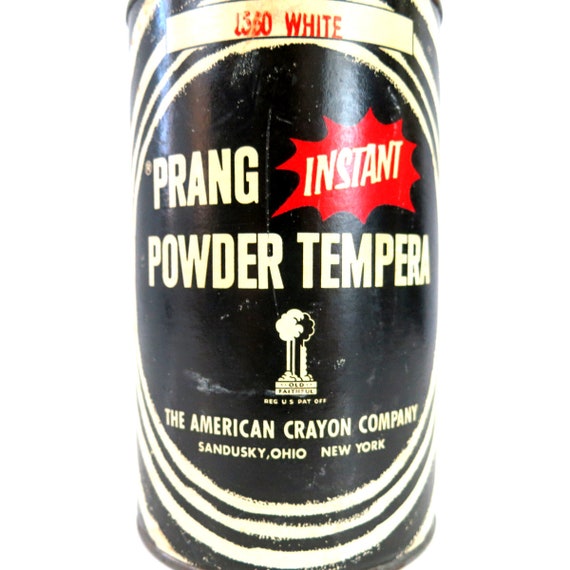 Vintage Prang Paint Powder White Tempera Paint American Crayon