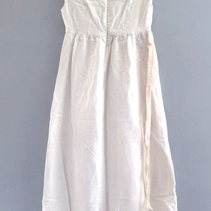 Vintage Crocheted Maxi Dress Long White Cotton Boho Hippie Dress ...