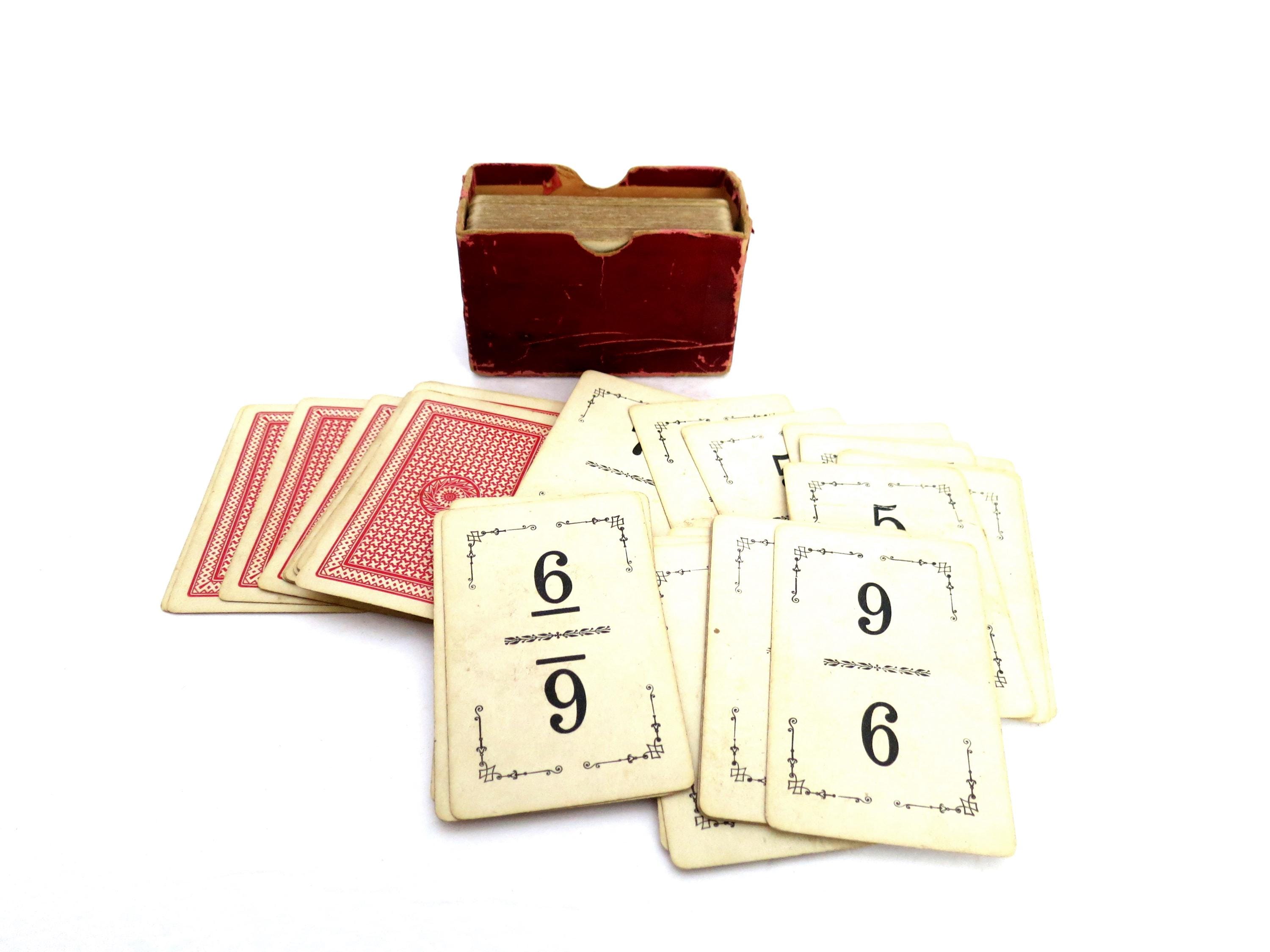 1913年頃 アンティークカードゲーム FLINCH Antique Vintage 1913 Flinch Card Game - WOW Over 110 years
