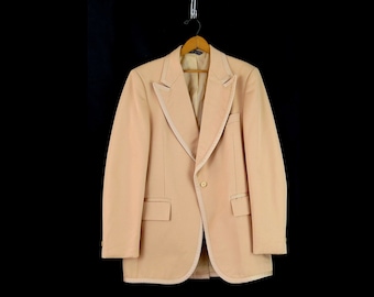 After Six Tuxedo Jacket Suit Coat Blazer 1970s Menswear Sport Coat Men's 42 Long / maq