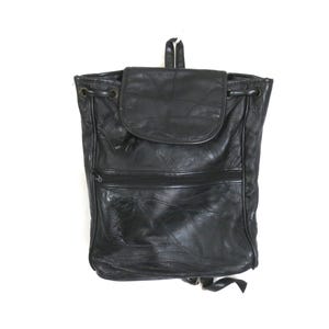 80s Leather Backpack - Etsy display picture 3