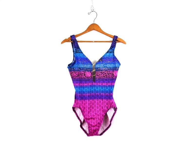 Vintage 1980s Swimsuit Vintage One Piece Swimming Suit High Etsy Singapore