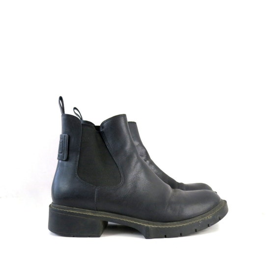 Black Leather COACH Chelsea Boots Black Leather An