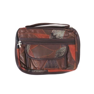 Leren draagtas Schooltas klein bruin vintage organizer reistas Unisex damestas